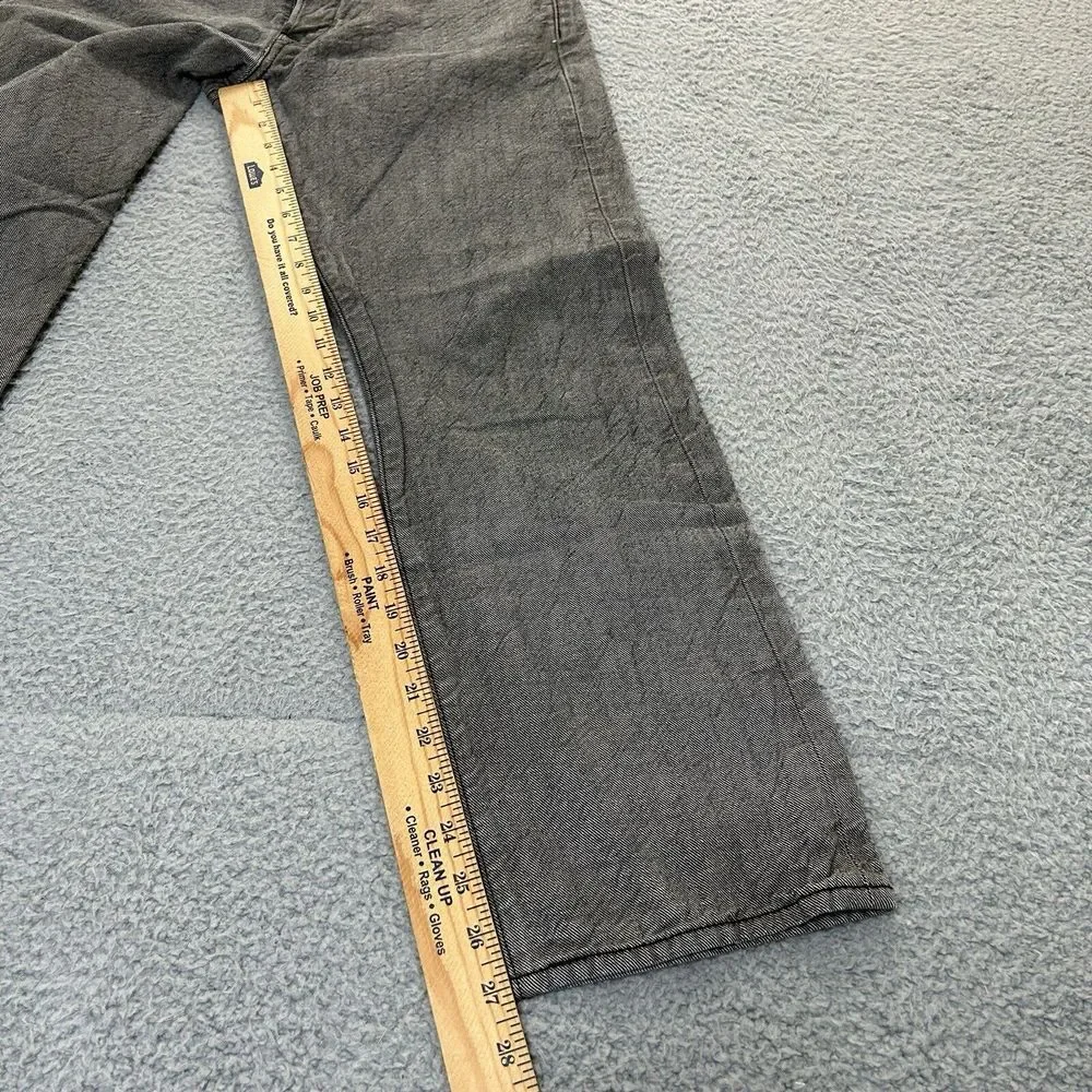 Levis‎ Jeans Mens 32x30* Black White Contrasted 501 XX Button Fly Straight Denim